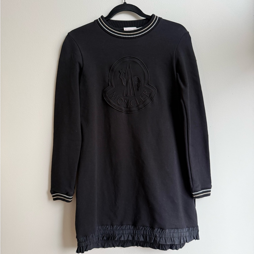 MONCLER BLACK SHIRT DRESS